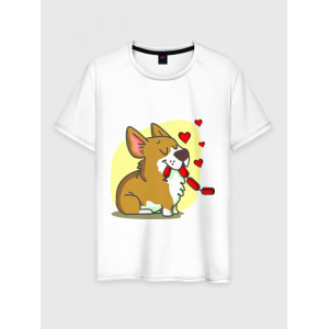  Tricou cuplu Câini și cârnați. Photo 2